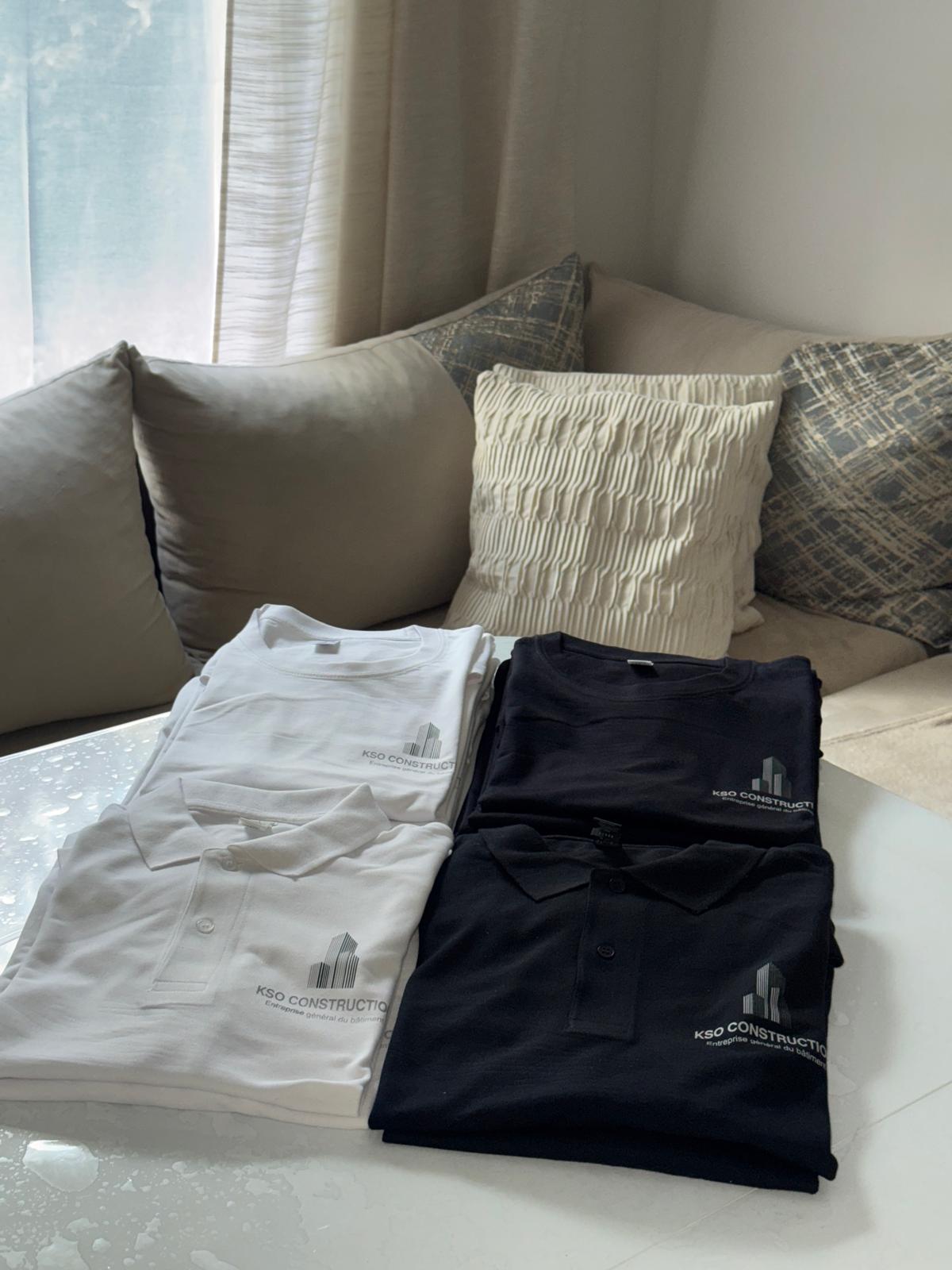 Polo personnalisé entreprise avec logo Sayama Custom